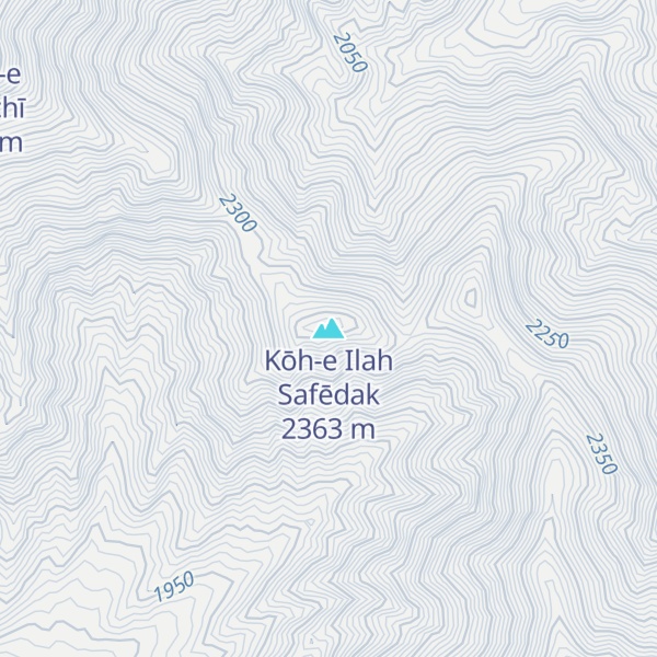 Map of Kōh-e Ilah Safēdak