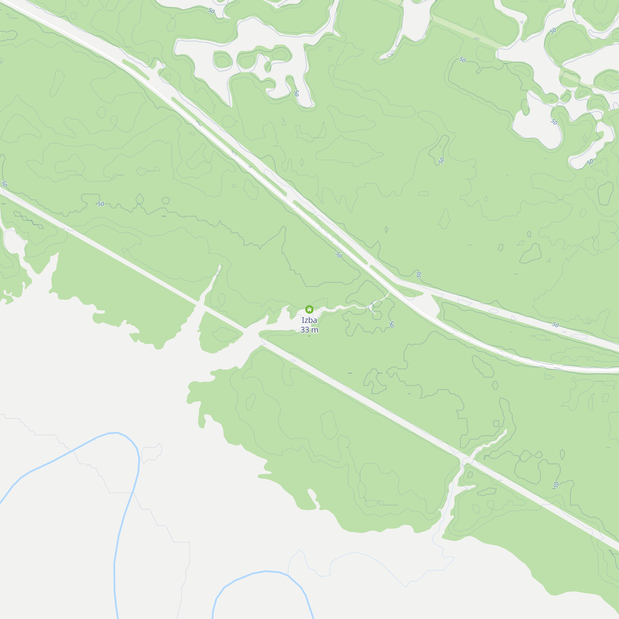 Izba map