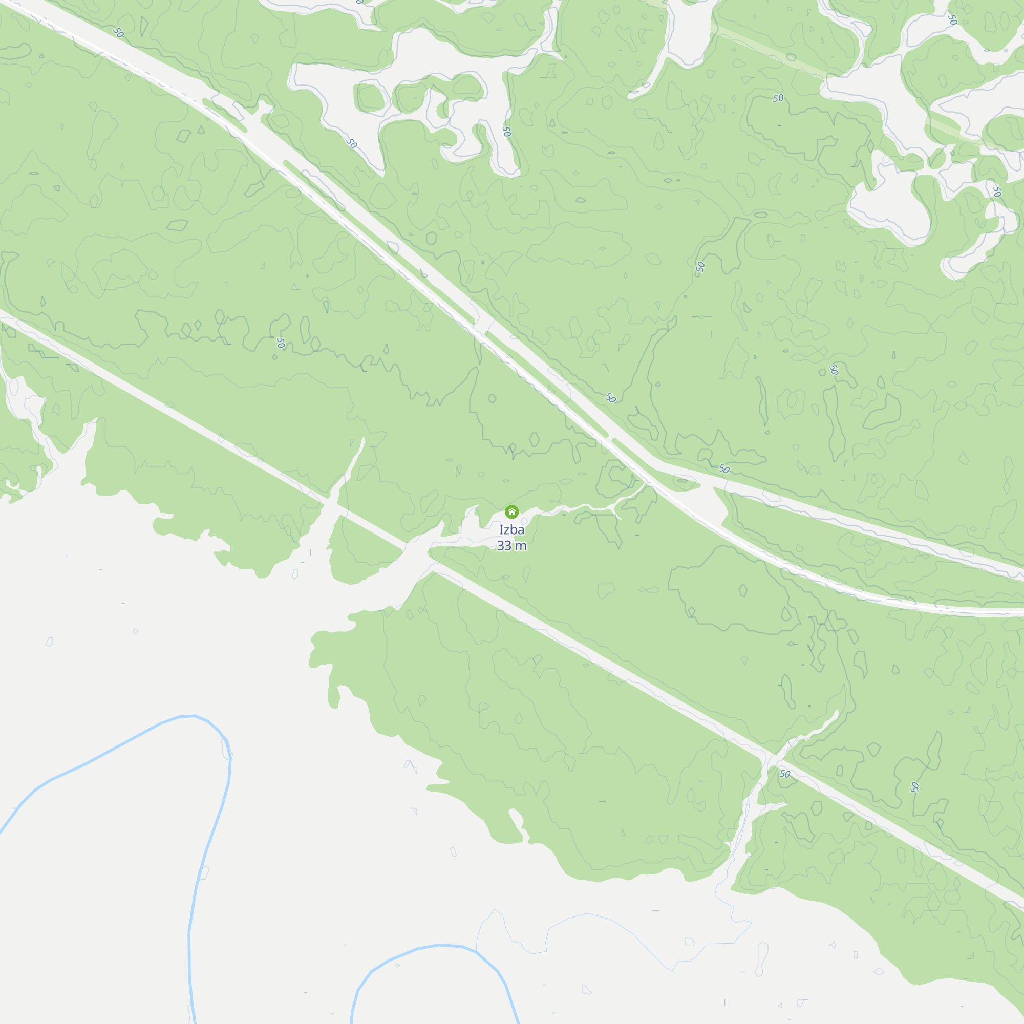 Izba map