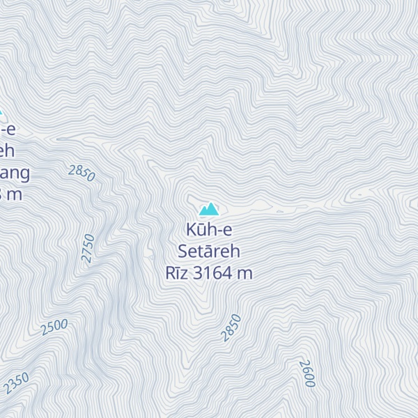 Map of Kūh-e Setāreh Rīz