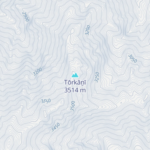 Map of Tōrkāṉī
