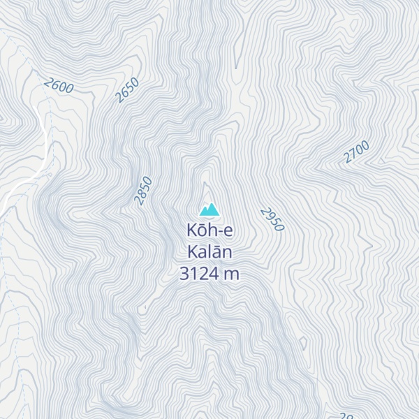Map of Kōh-e Kalān