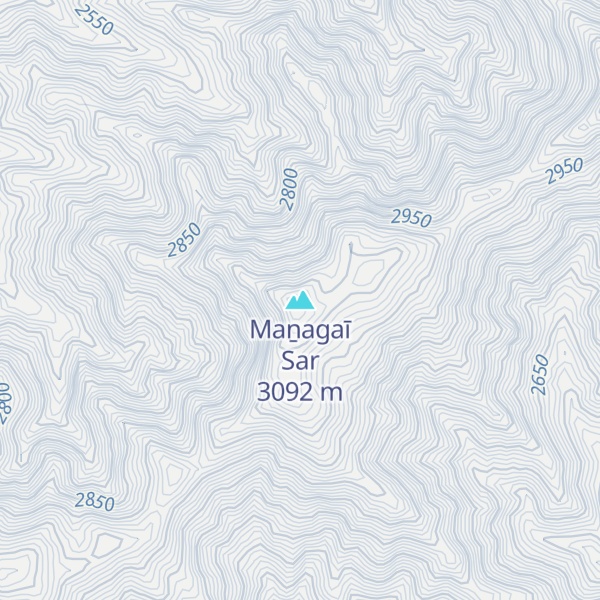 Map of Maṉagaī Sar