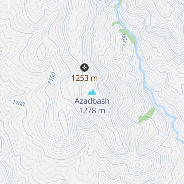 Map of Azadbash