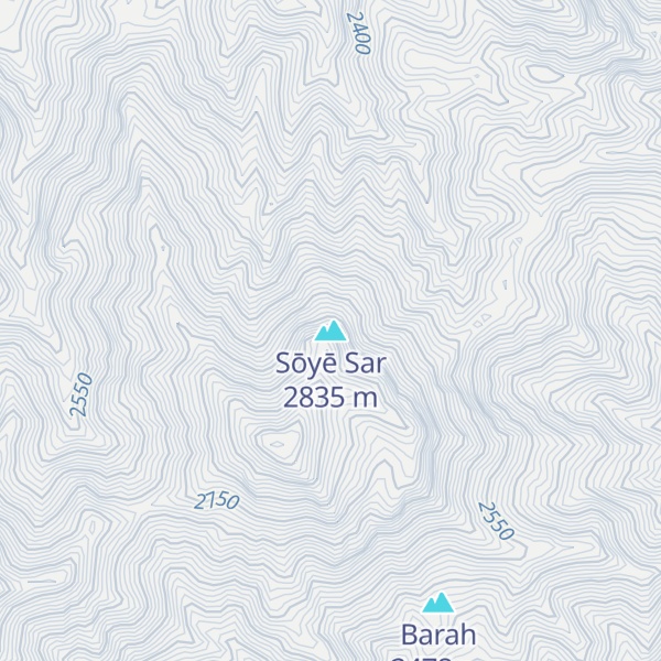 Map of Sōyē Sar