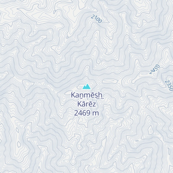 Map of Kaṉmēs̲h̲ Kārēz