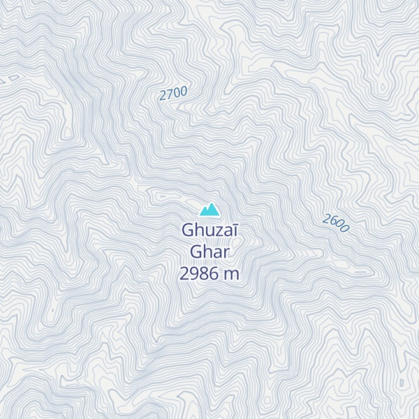 Map of Ghuzaī Ghar