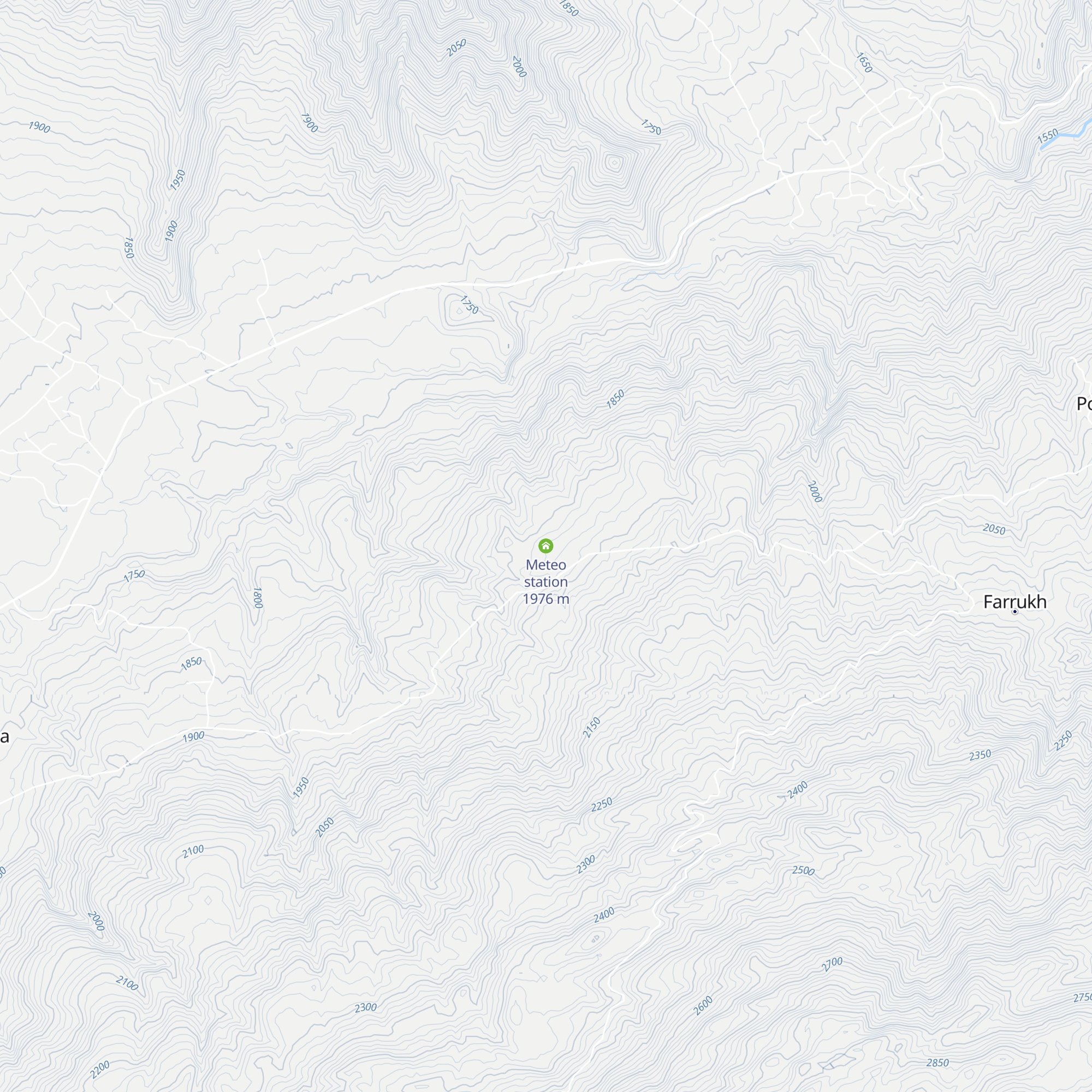 Meteo station map