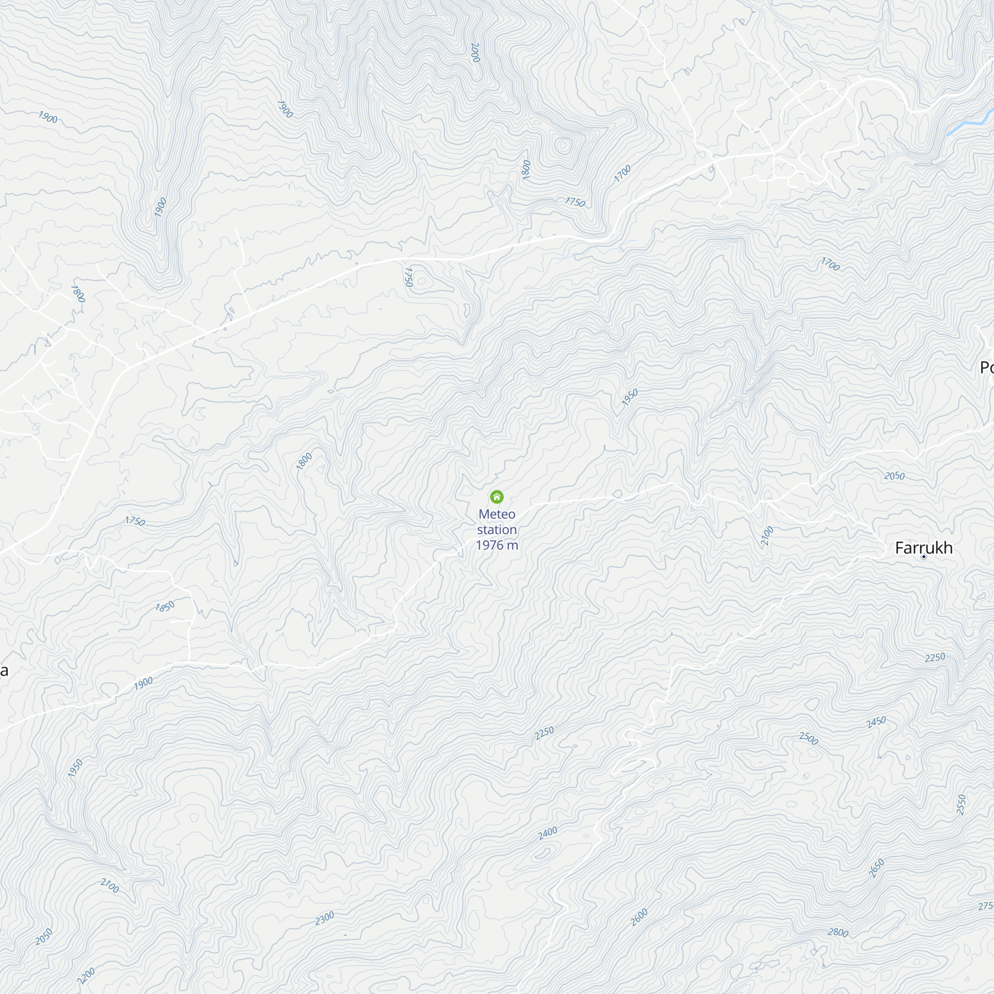 Meteo station map
