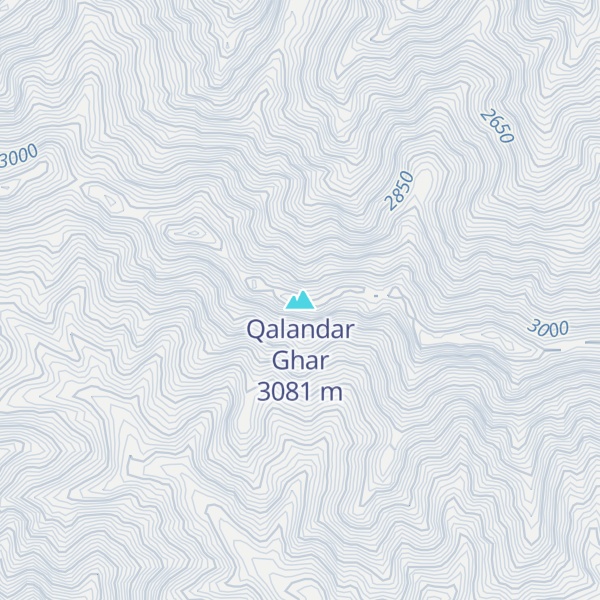 Map of Qalandar Ghar