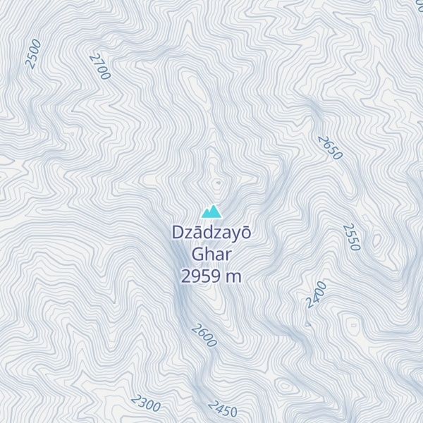 Map of Dzādzayō Ghar