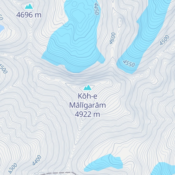 Map of Kōh-e Mālīgarām