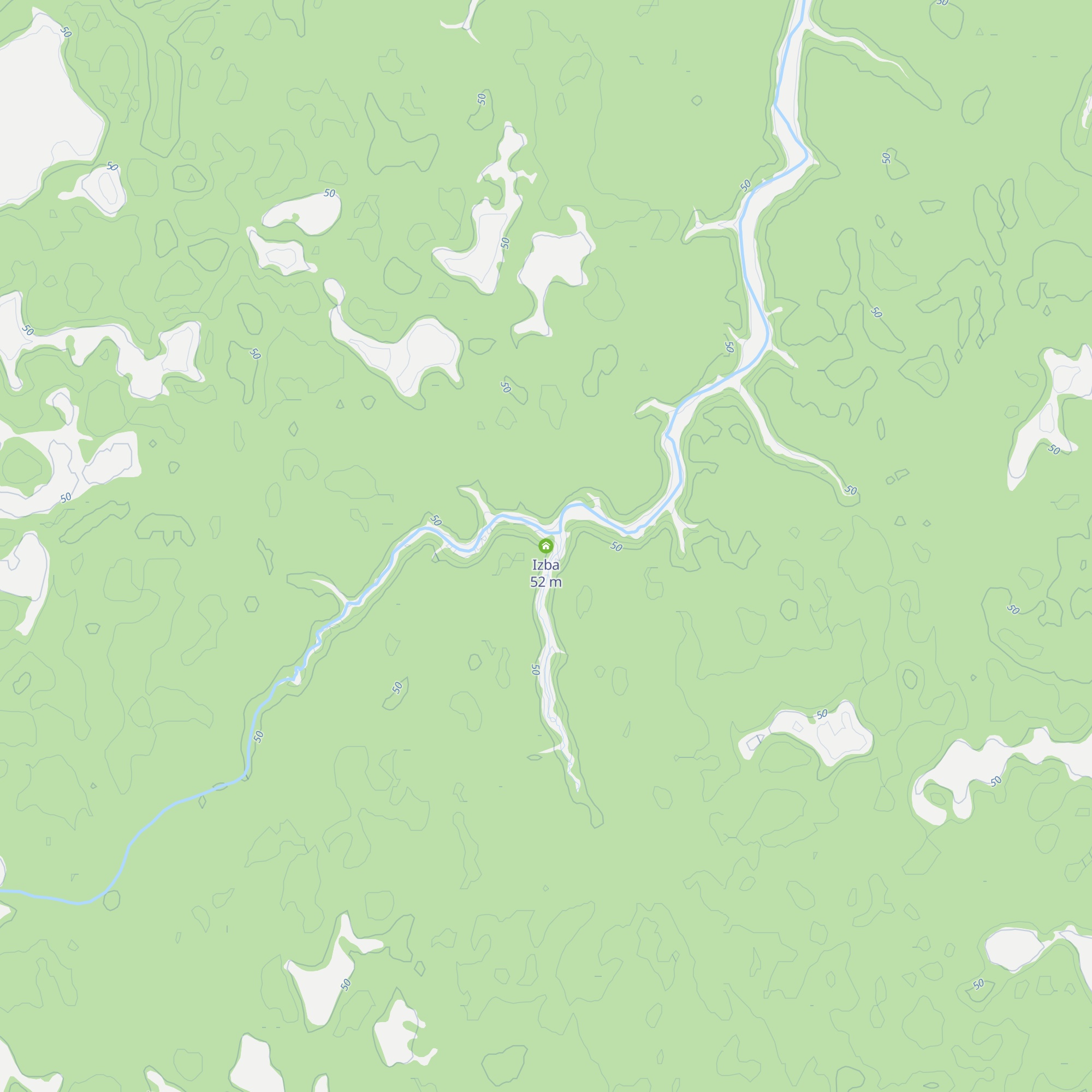 Izba map