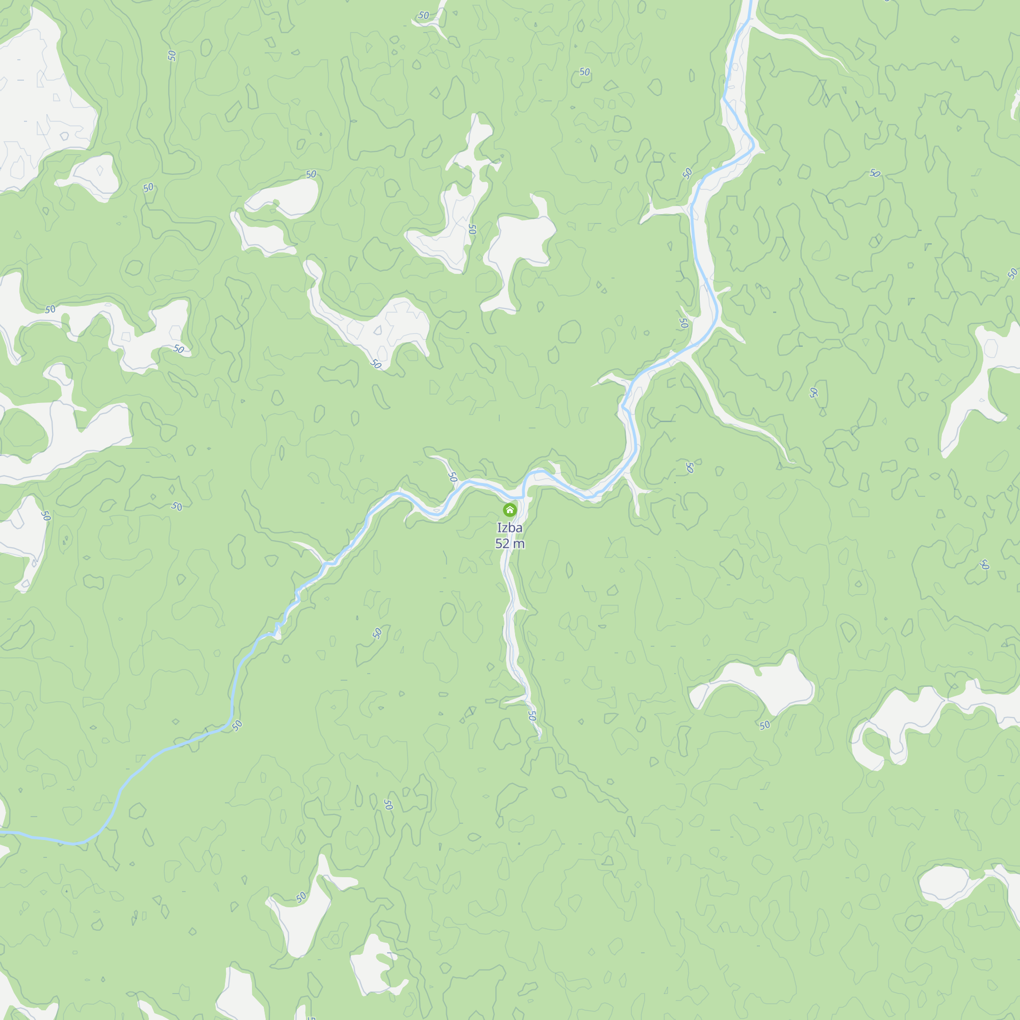 Izba map