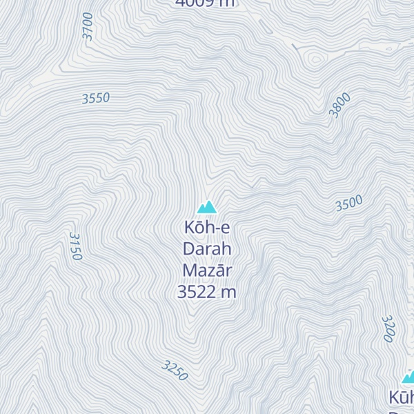 Map of Kōh-e Darah Mazār