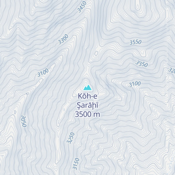 Map of Kōh-e Şarāḩī
