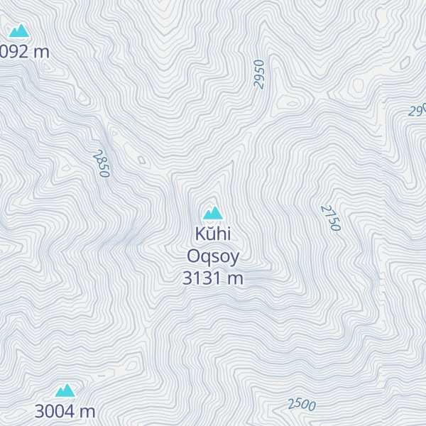 Map of Kŭhi Oqsoy