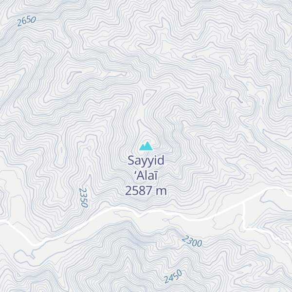 Map of Sayyid ‘Alaī