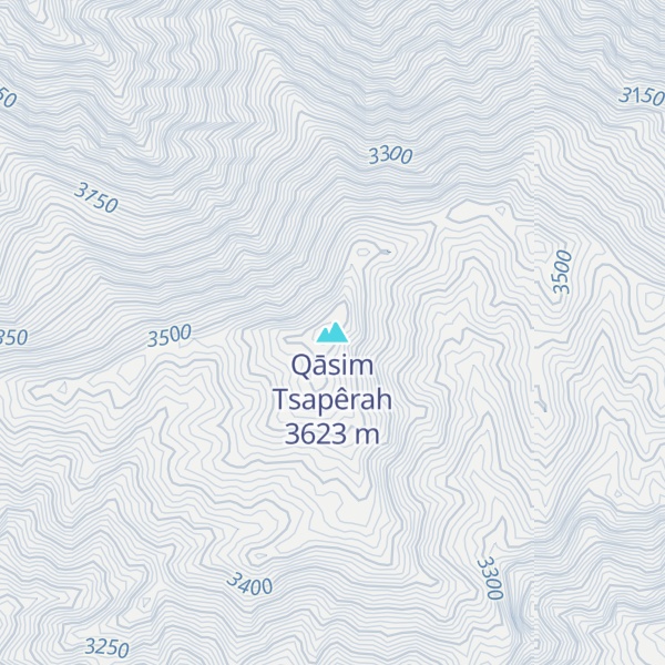 Map of Qāsim Tsapêrah