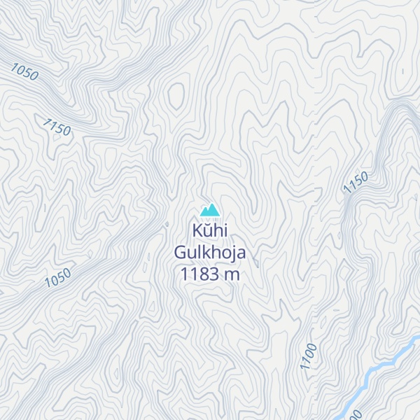 Map of Kŭhi Gulkhoja