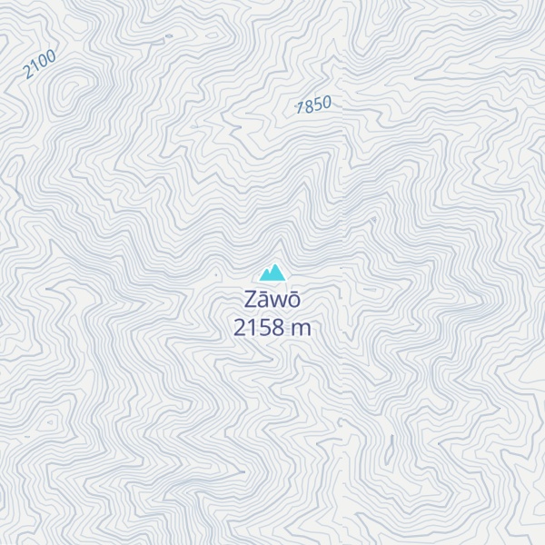 Map of Zāwō