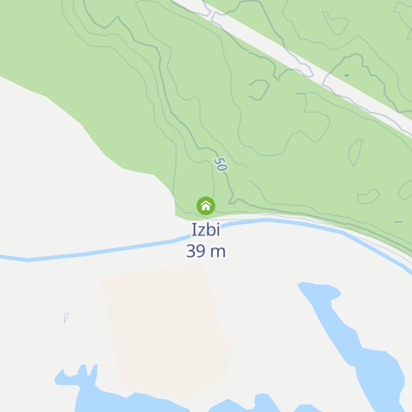 Map of Izbi