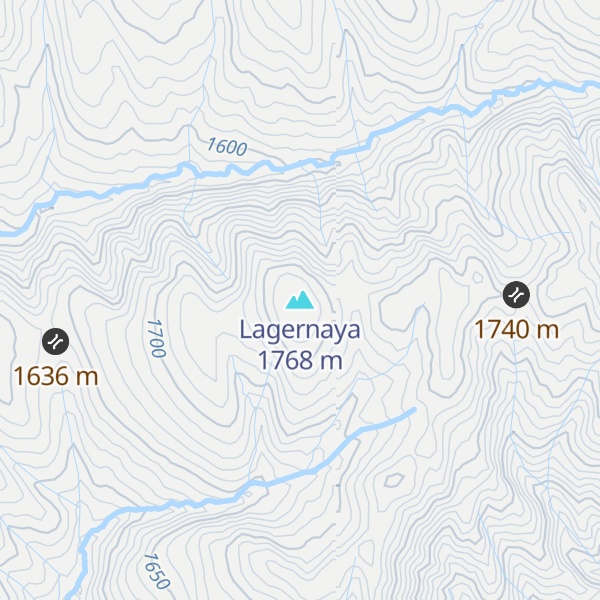 Map of Lagernaya