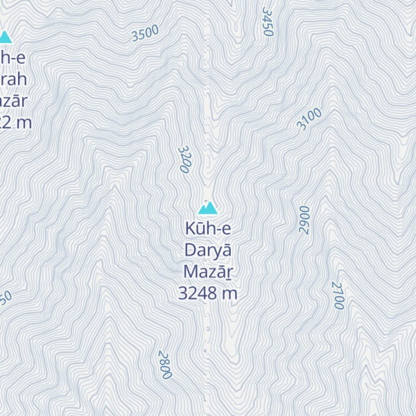 Map of Kūh-e Daryā Mazāṟ