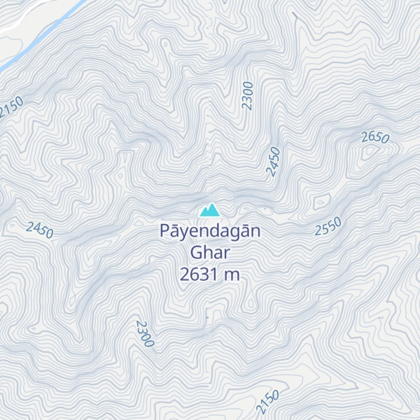 Map of Pāyendagān Ghar