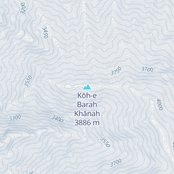 Map of Kōh-e Barah Khānah