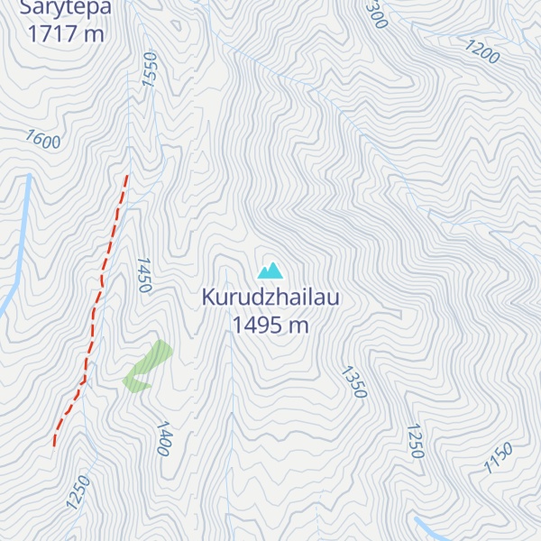 Map of Kurudzhailau