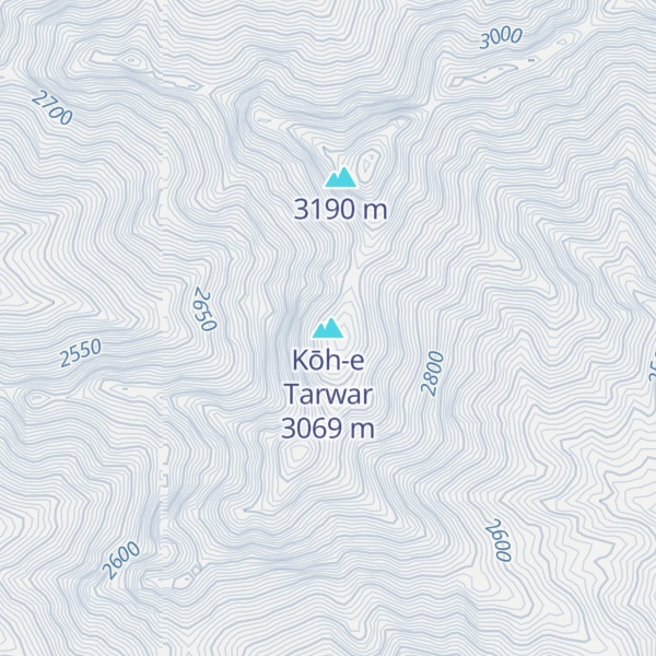 Map of Kōh-e Tarwar