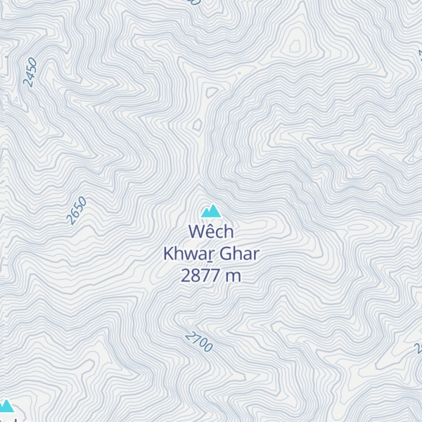 Map of Wêch Khwaṟ Ghar