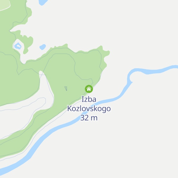 Map of Izba Kozlovskogo