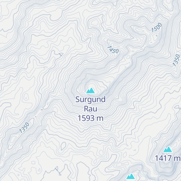 Map of Surgund Rau