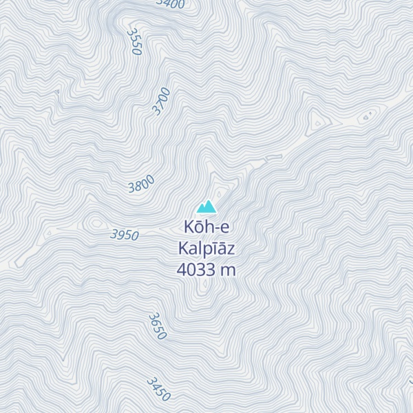 Map of Kōh-e Kalpīāz