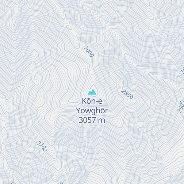 Map of Kōh-e Yowghōr