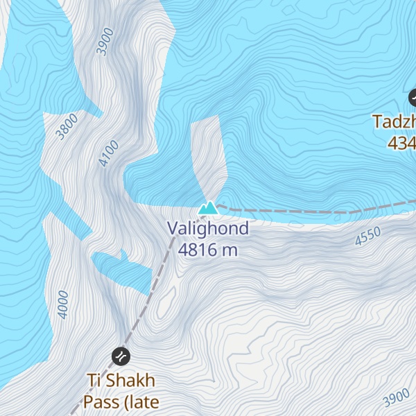 Map of Valighond