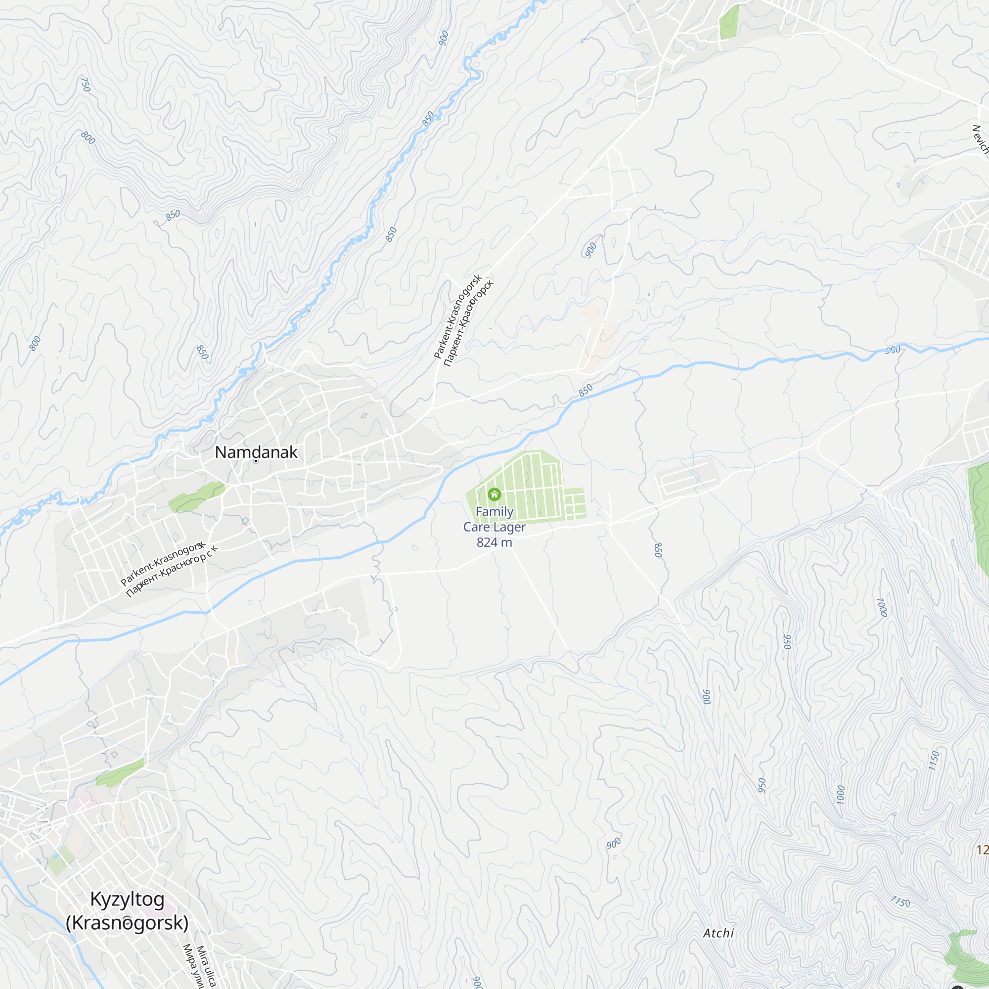 Family Care Lager map