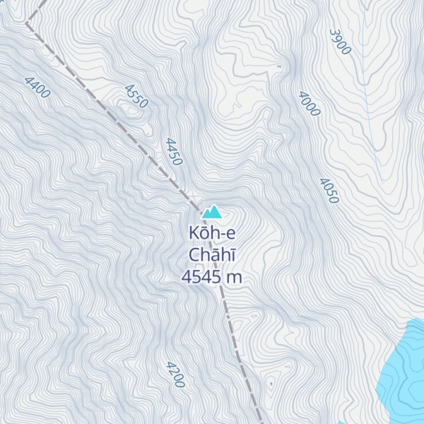 Map of Kōh-e Chāhī