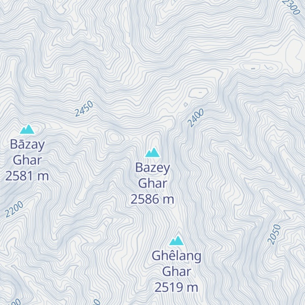 Map of Bazey Ghar