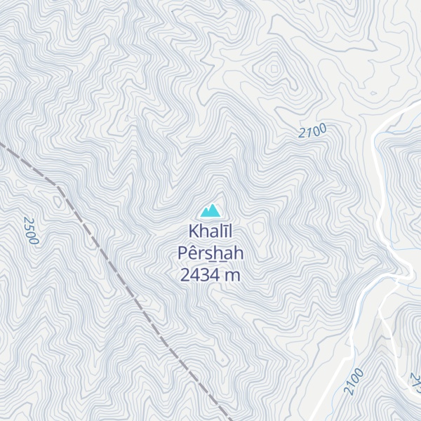 Map of Khalīl Pêrs̲h̲ah