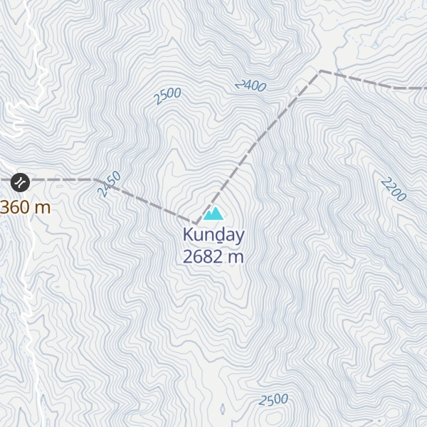 Map of Kunḏay