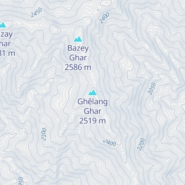 Map of Ghêlang Ghar