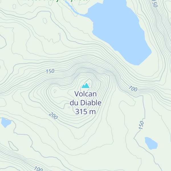 Map of Volcan du Diable