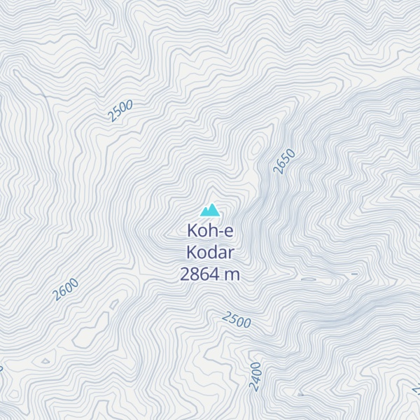Map of Koh-e Kodar