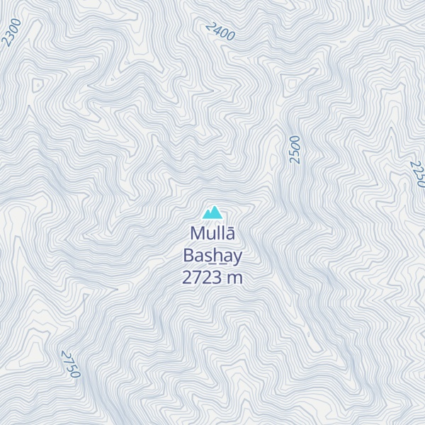 Map of Mullā Bas̲h̲ay