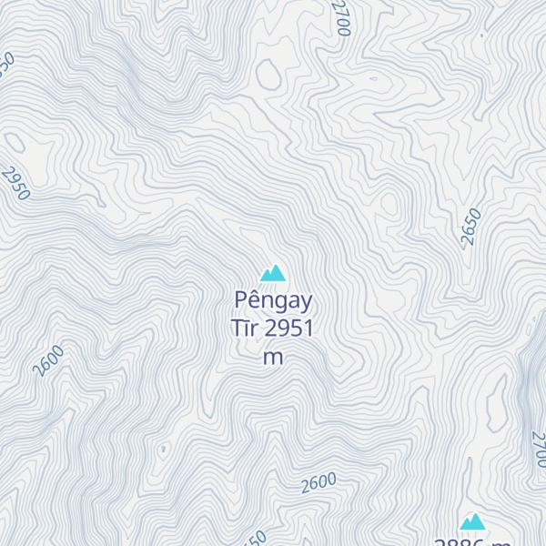 Map of Pêngay Tīr
