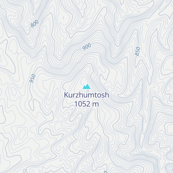 Map of Kurzhumtosh