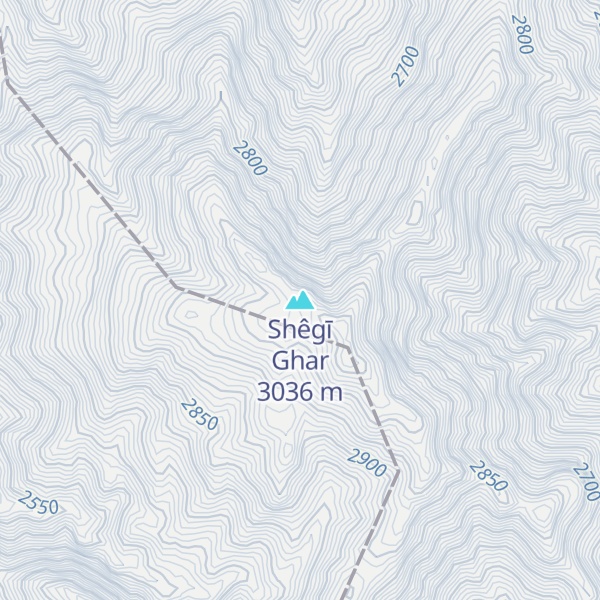 Map of Shêgī Ghar